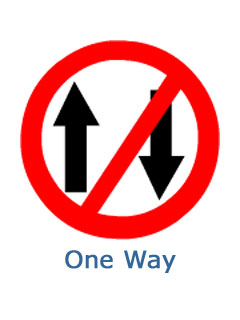 Road Signs - One Way Forward | Traffic Signal | Driving Test