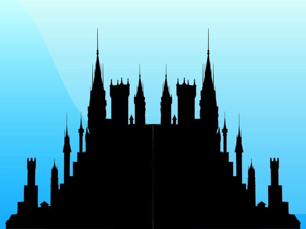Fairytale Castle Vector Art & Graphics | freevector.com