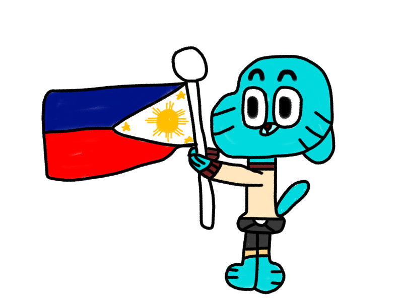 Gumball holding the Philippine Flag - ClipArt Best - ClipArt Best