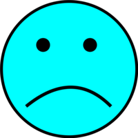 Sad Face - vector Clip Art