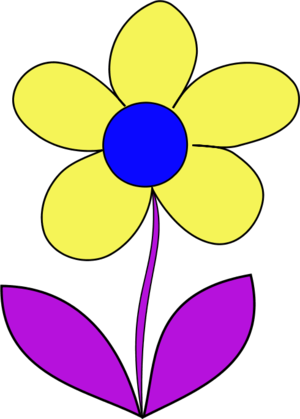 Simple flower clip art