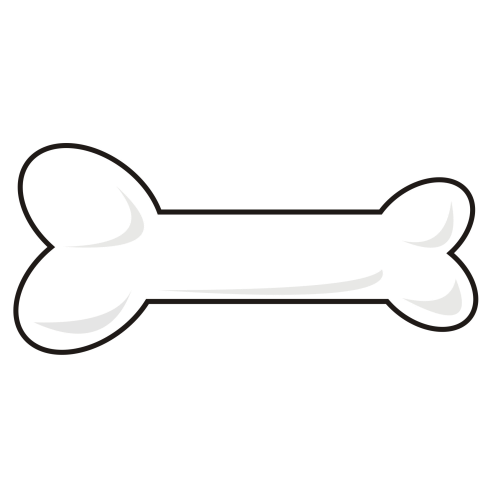 Cute Dog Bone Clipart