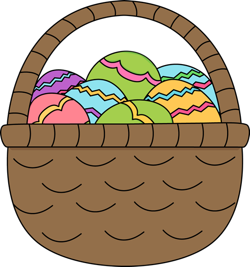 Clipart easter egg basket - ClipartFox