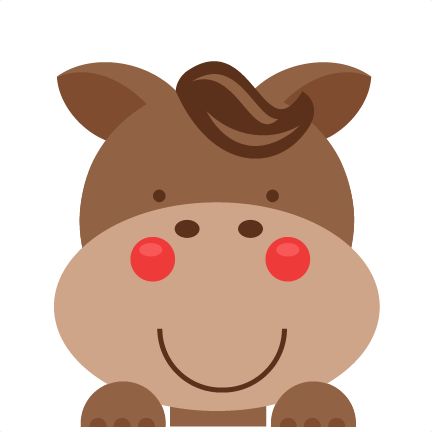 Horse clipart cute