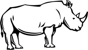 64 Rhinoceros Clipart | Clipart Fans