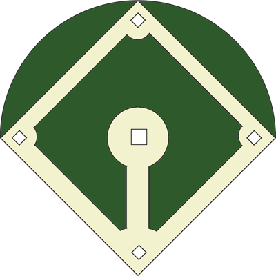 Softball diamond clipart
