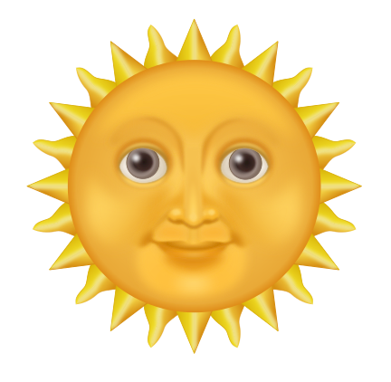 Free happy sun clipart