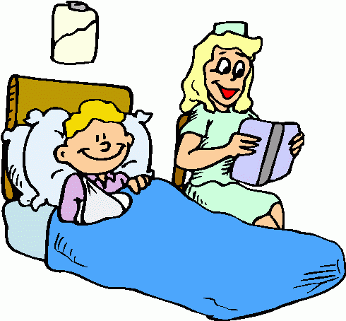 Nurse teaching clipart