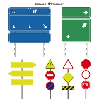 Road Sign Vectors, Photos and PSD files | Free Download