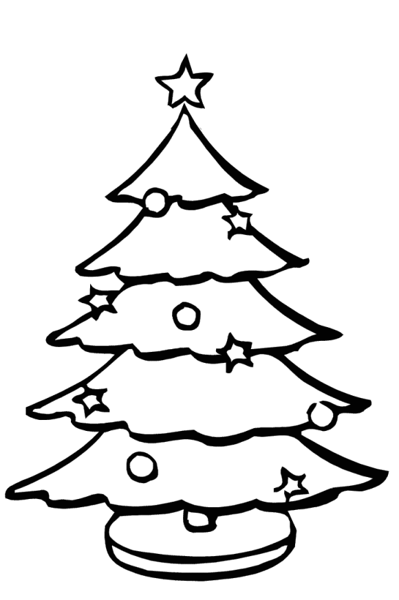 Christmas Tree Line Drawing | Free Download Clip Art | Free Clip ...