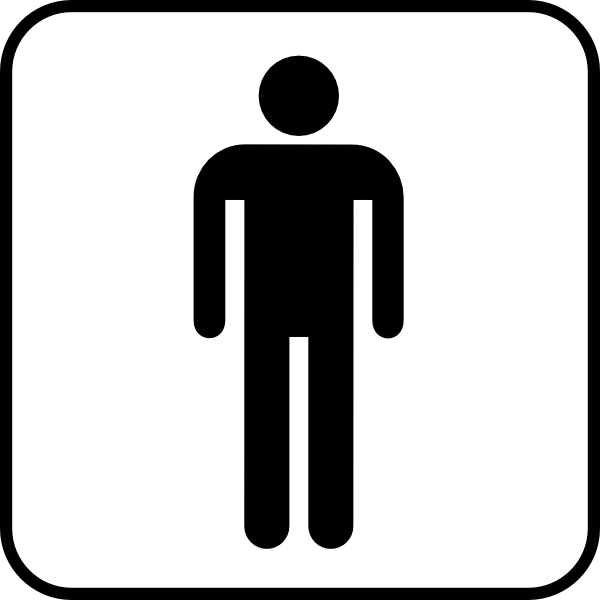 Ladies room sign clipart