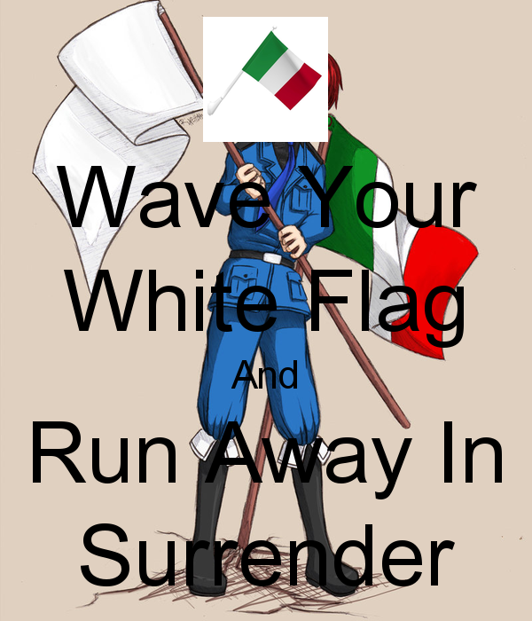 Wave Your White Flag And Run Away In Surrender Poster | Greenland ...