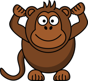 Free clip art monkey