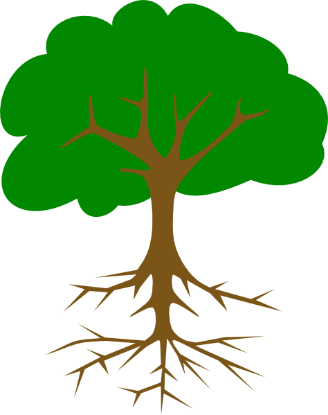 Tree With Roots Free Clipart