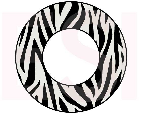 Zebra Print Monogram Frame – ESI Designs