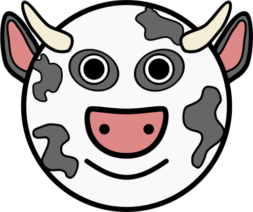 5607 funny cow cartoon clip art | Public domain vectors