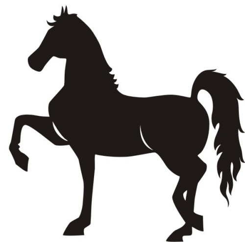 Black Horse Clipart
