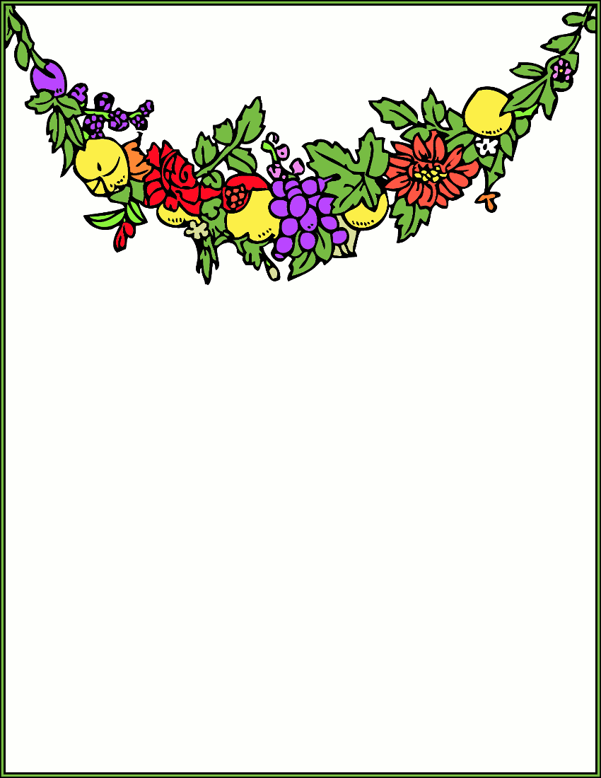 Fruit Frame Clipart