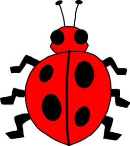 Cartoon Ladybug Clip Art - vector clip art online ...