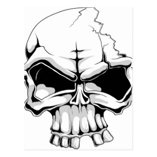 Wicked Skulls Postcards | Zazzle