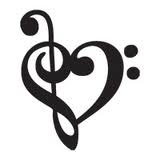 Music Heart Tattoo | Heart Tattoos ...