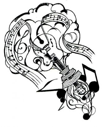 Guitar Free Tat || Tattoo from Itattooz