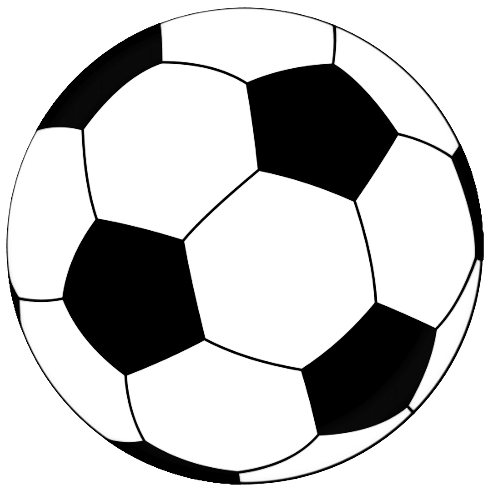 Printable Soccer Ball Template