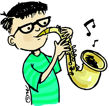 Jazz Player Clipart