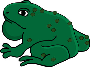 Toad Clipart Image - clip art image of a toad