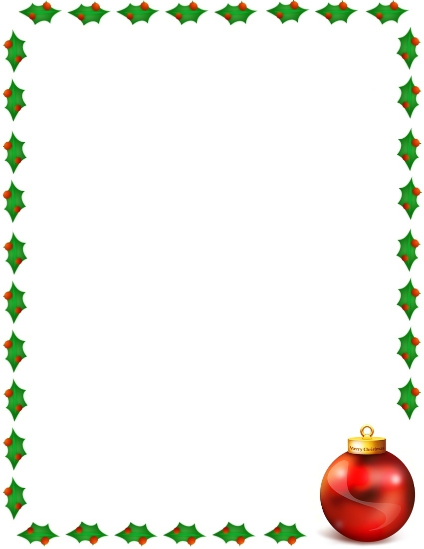 Christmas kitchen border clipart