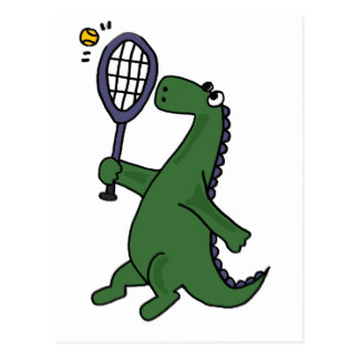 Tennis Cartoon Postcards | Zazzle