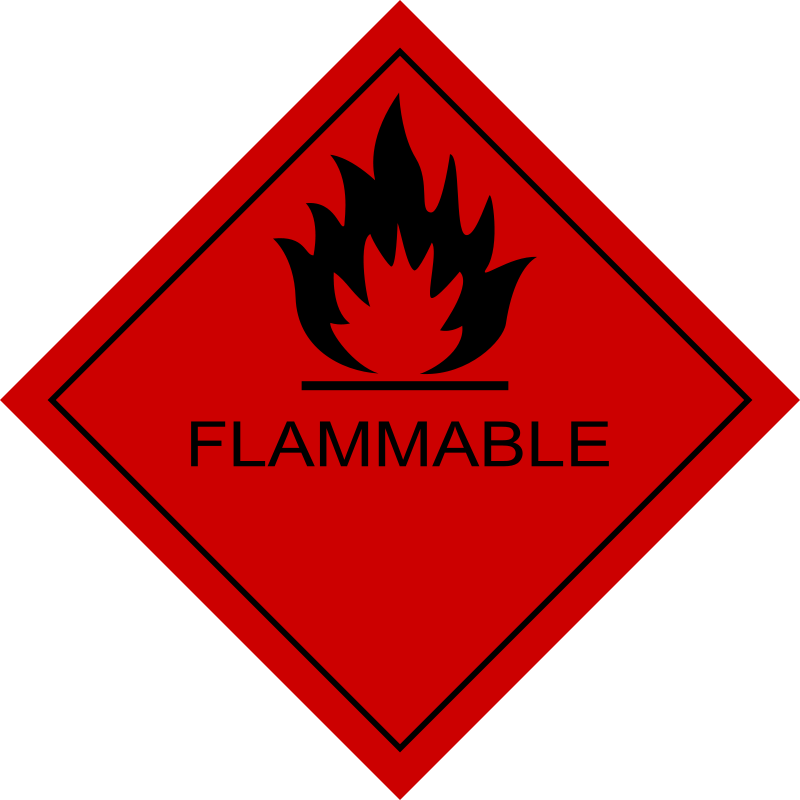 Flammable Clip Art Download