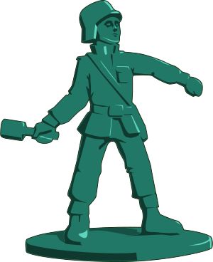 Toy soldiers, Art clipart and Grenades