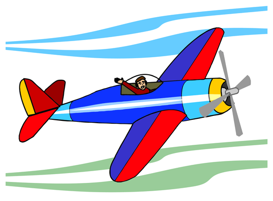 Clip Art Airplane - Tumundografico