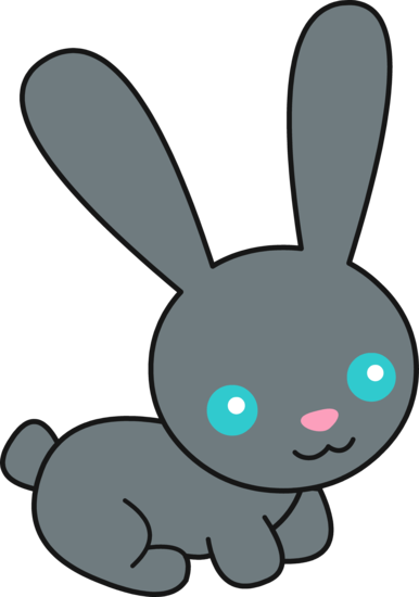 Rabbit cute bunny clip art free image 2 - Clipartix