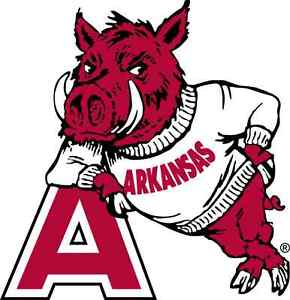 Arkansas Razorbacks NCAA Color Die-Cut Decal / Car Sticker *Free ...