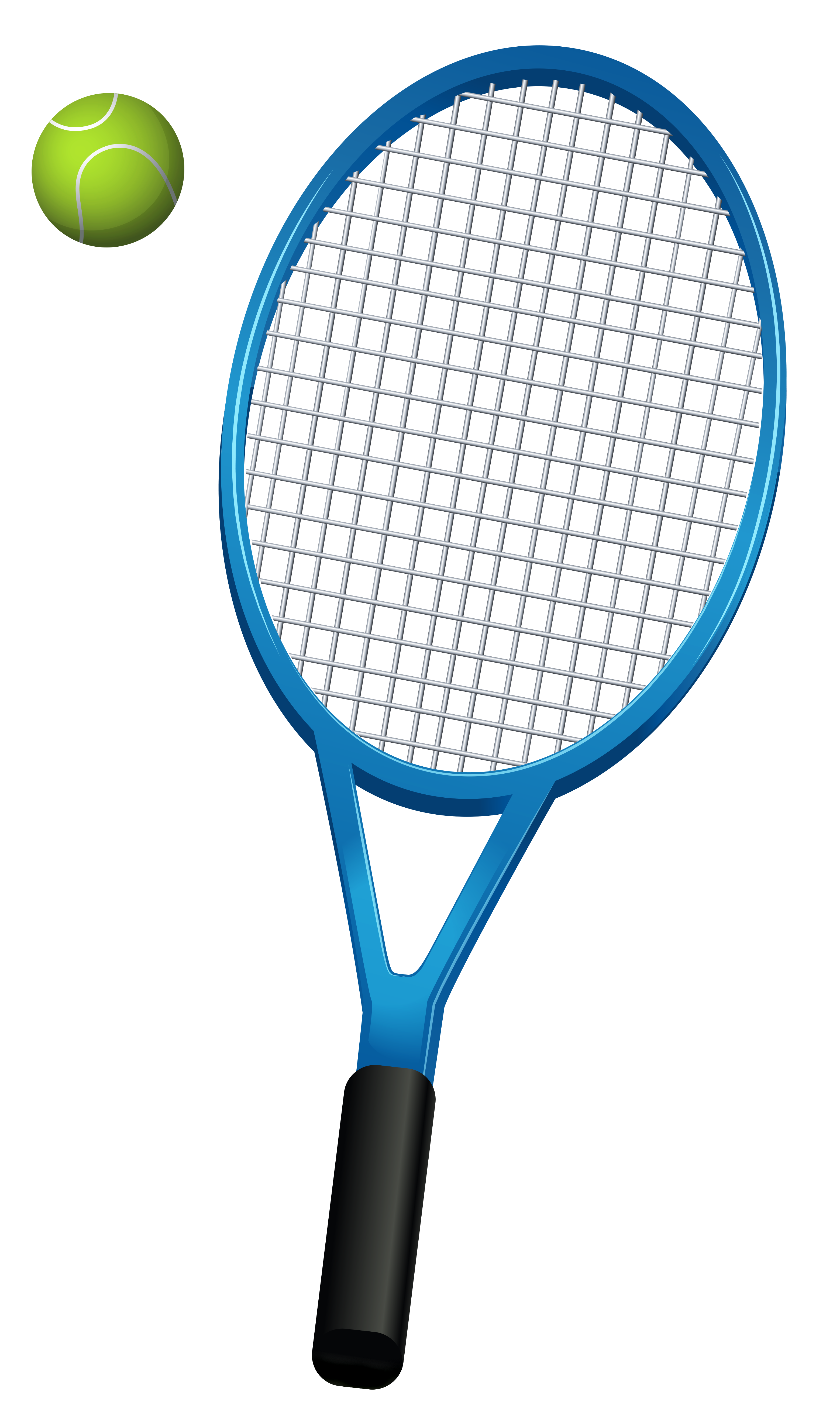 Tennis racket clipart green