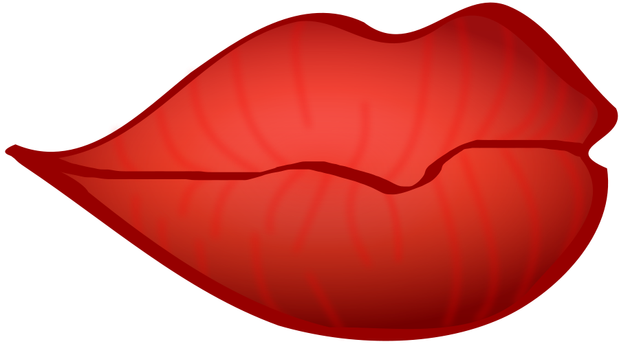 Red Lips SVG Vector file, vector clip art svg file