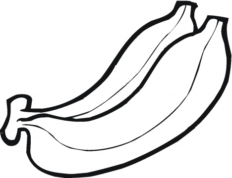 Bananas coloring pages | Super Coloring