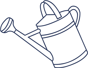 Silhouette Online Store - View Design #26408: watering can