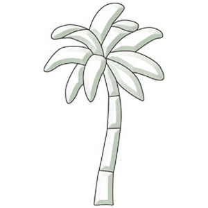 Palm Tree Outline - Quoteko.