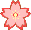 Cherry Blossom Flower clip art - vector clip art online, royalty ...