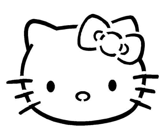 Hello Kitty Colouring Pages