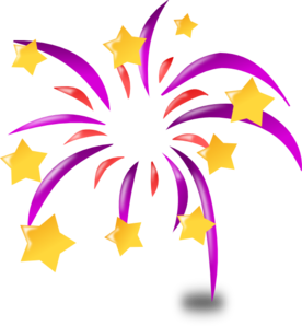 Celebrate with Free Fireworks Clip Art