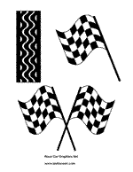 Race Car Finish Line Checkered Flag Clip Art