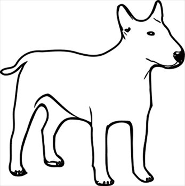 Dog Outline Clip Art - ClipArt Best