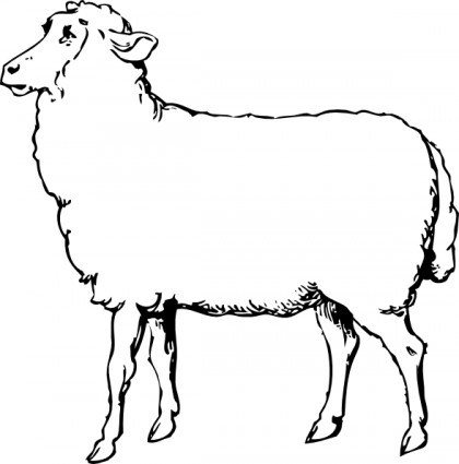 Mouton Clipart Black And White - ClipArt Best