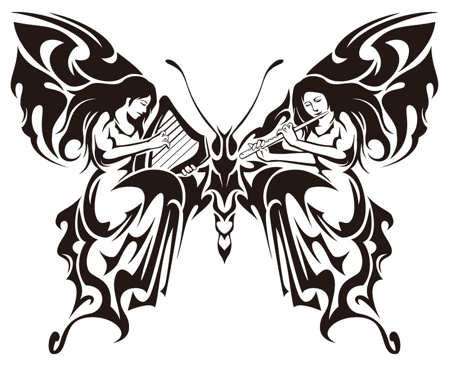 Tribal Butterfly Images