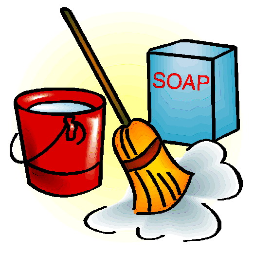 Cleaning images clip art