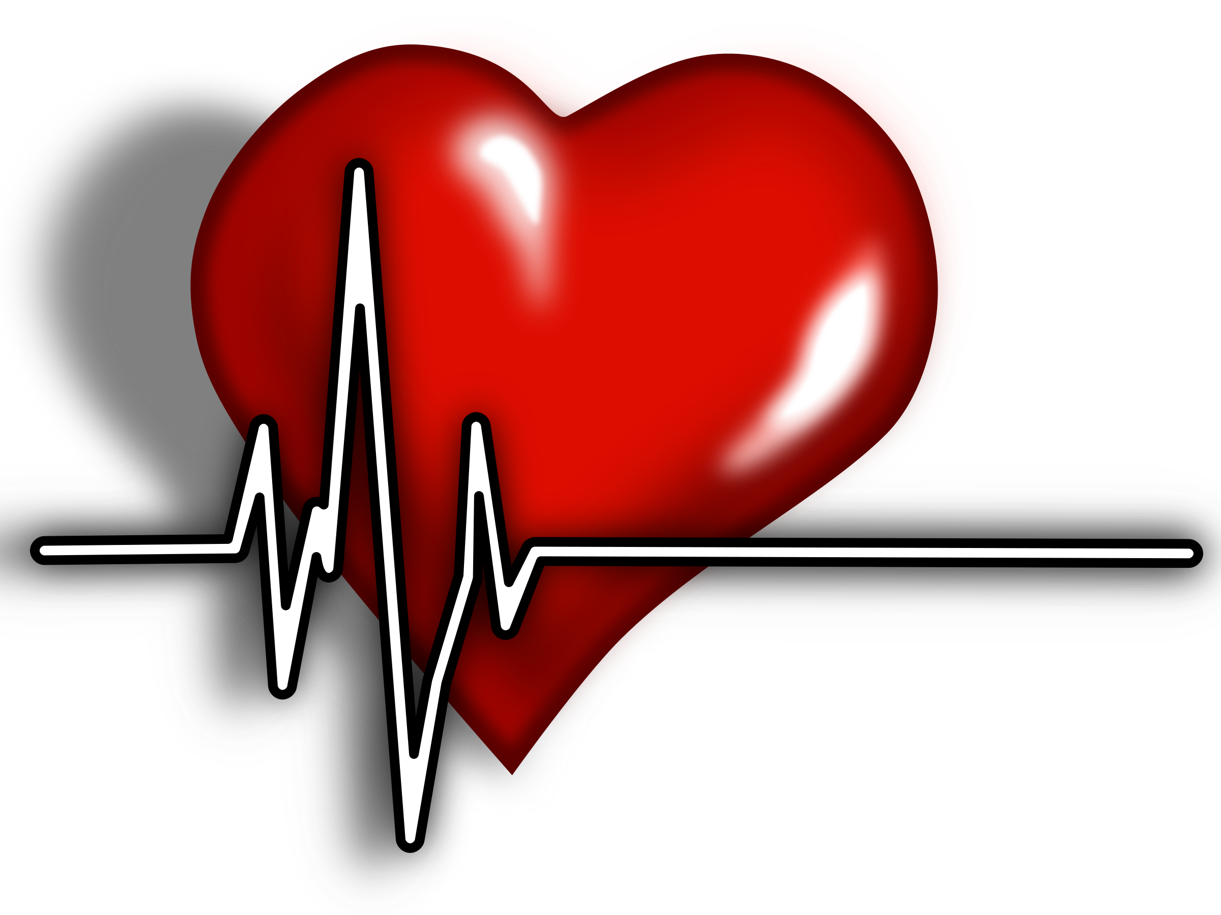 Clipart - Heart ECG Logo